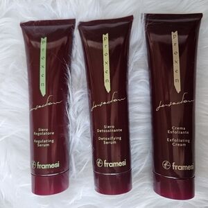 Framesi Proxen Products: Regulating Serum, Detoxifying Serum & Exfoliating Cream
